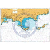 British Admiralty Nautical Chart 2120: France - South Coast, Toulon to Cavalaire-sur-Mer including Iles d'Hyères